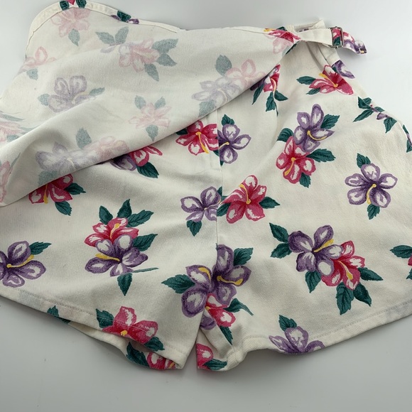 Vintage 90’s sostanza floral hibiscus print skort - Picture 4 of 9